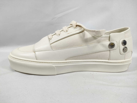 LOUIS VUITTON Leather Canvas Sneakers with Dust Bag