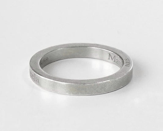 Maison Margiela Logo Silver 925 Ring, Size 9, with Box