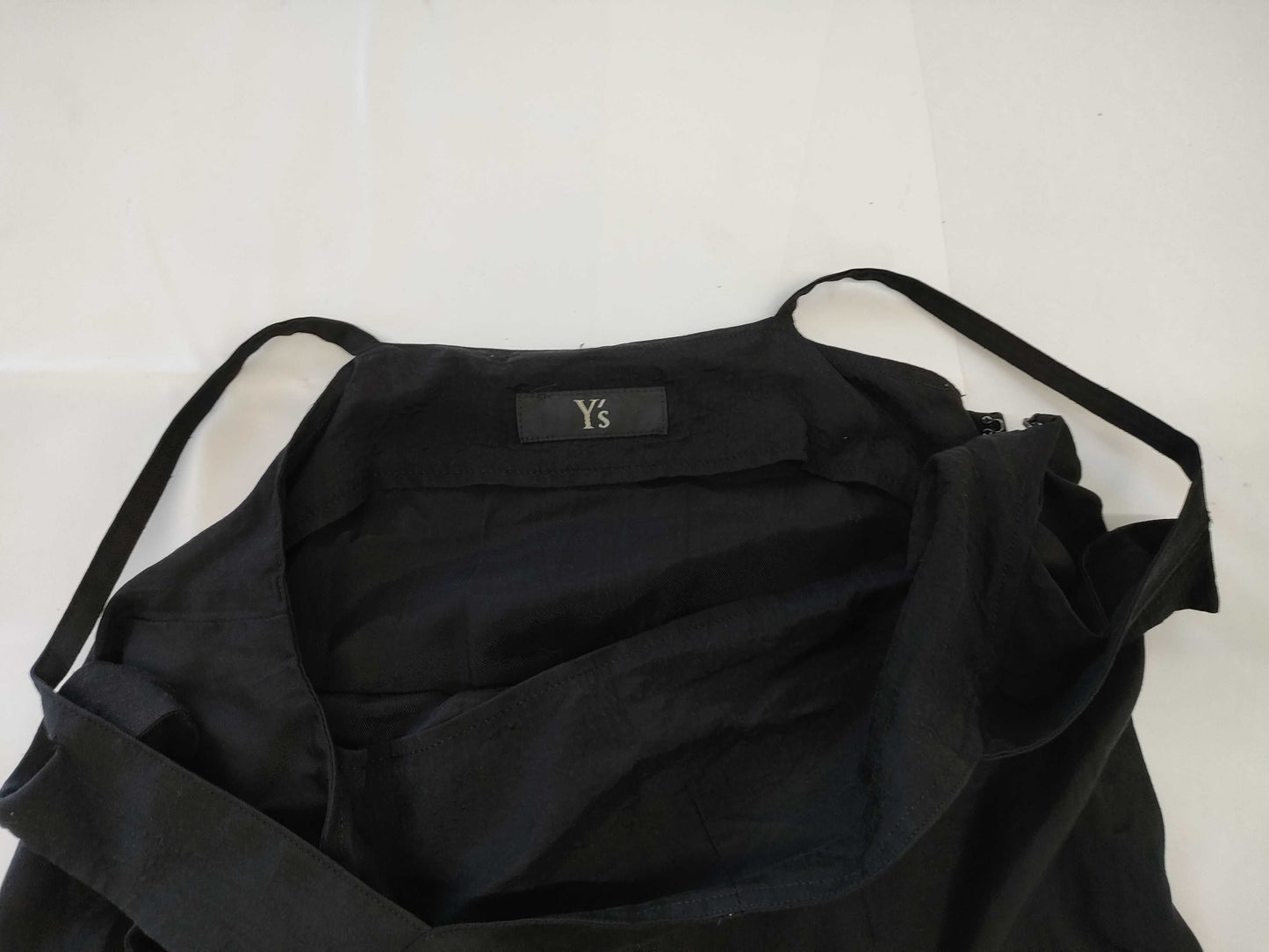 Ys Yohji Yamamoto Thin Modified Cami Dress in Black
