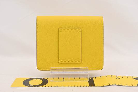 HERMES Hermes Le Lis Slim Compact Joss Snapur Card Case U-Engraved Wallet