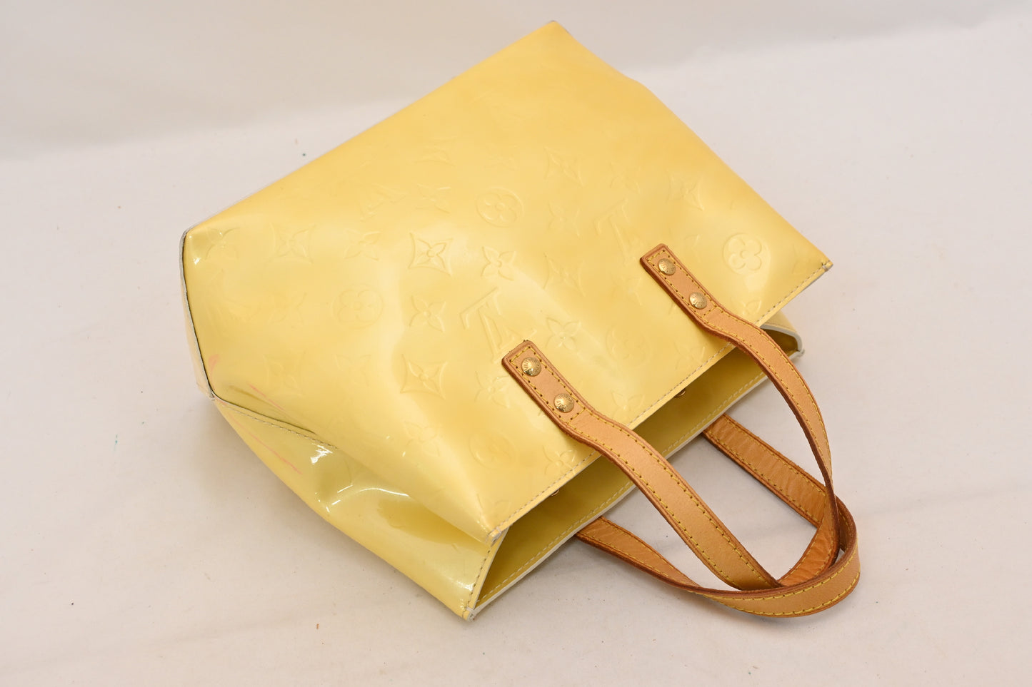 LOUIS VUITTON LOUIS VUITTON Louis Vuitton Vernis Reed PM Handbag M91336 TH1015 Handbag