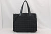 CHANEL New Travel Line Handbag Black No. 8 Tote Bag