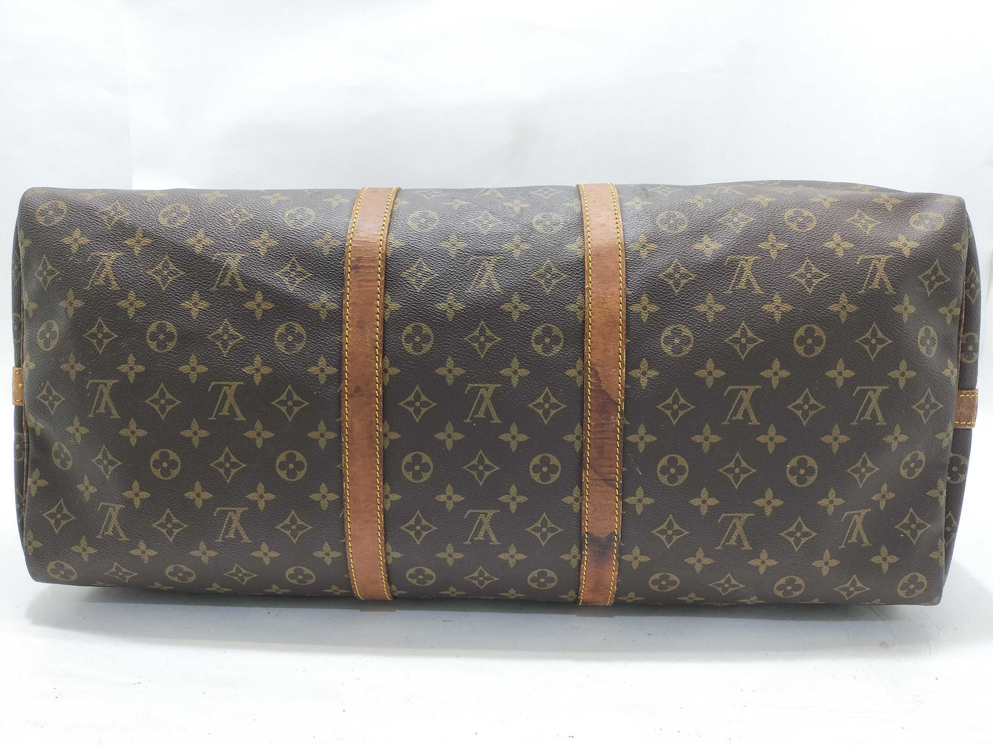 LOUIS VUITTON Monogram LV Keepall Bandouliere Boston Bag