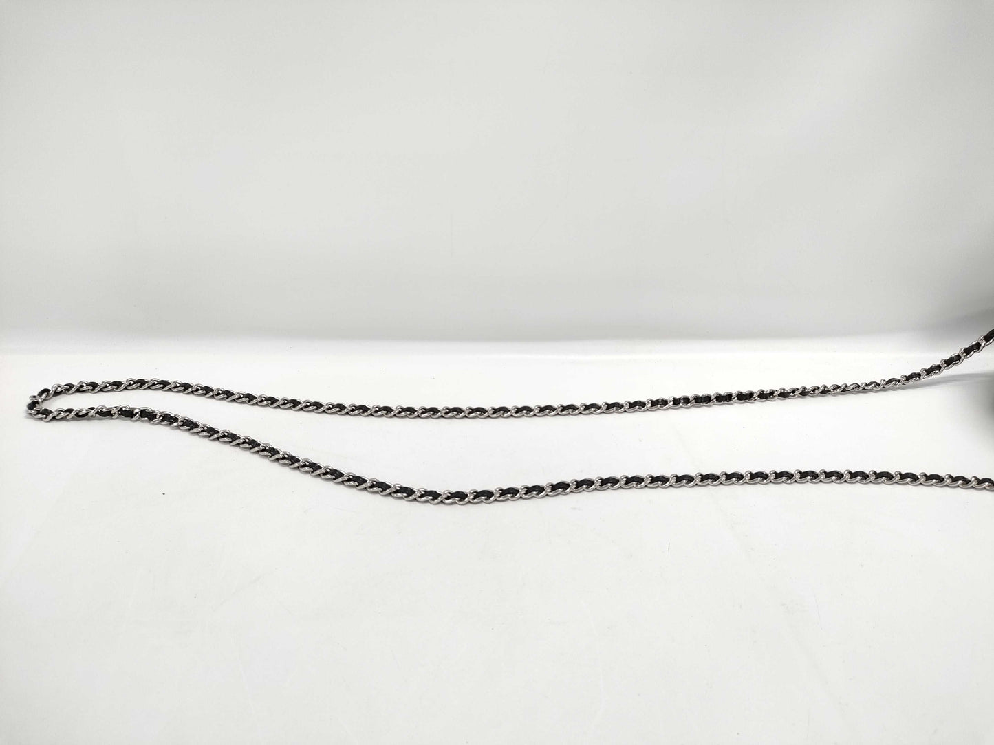 CHANEL CHANEL Round Chain Clutch Matelasse Black Shoulder Bag
