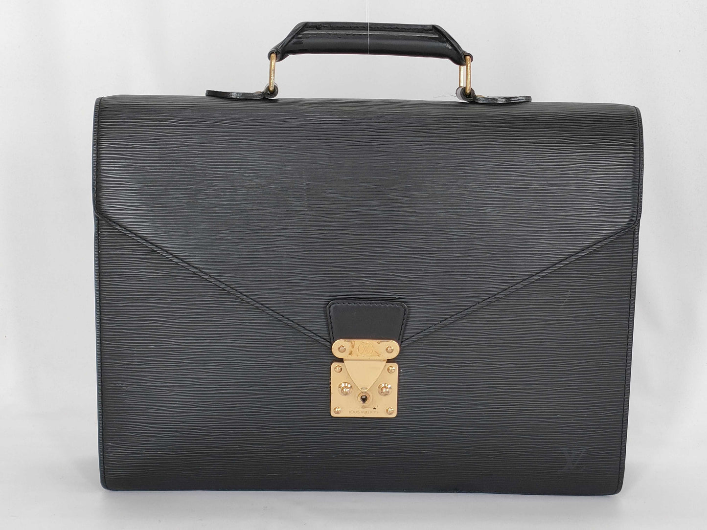 LOUIS VUITTON Epi M54422 Serviet Conseiller Noir SR0062 Business Bag