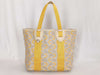 CELINE Tote Bag Beige x Yellow Carriage C Tote Bag