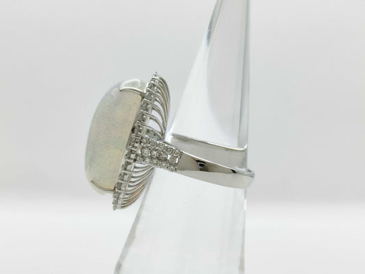 OP19.58ct D1.46ct PT900 10.8g Ring