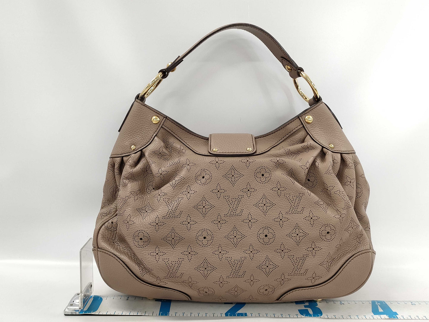 LOUIS VUITTON Mahina Solar PM Beige Handbag