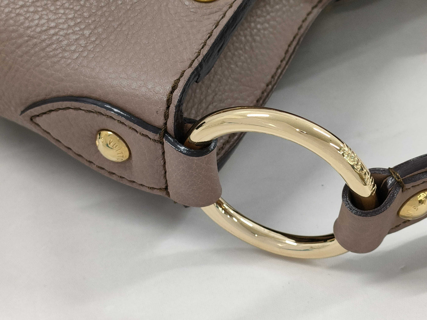 LOUIS VUITTON Mahina Solar PM Beige Handbag