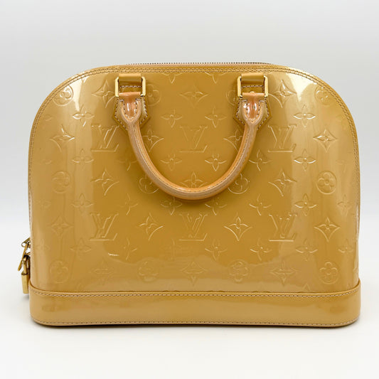 LOUIS VUITTON M91583 Vernis Alma PM Handbag