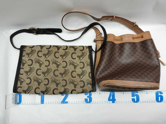 CELINE CELINE Drawstring Shoulder Bag Set Shoulder Bag