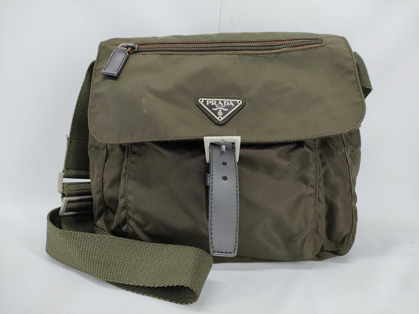 PRADA nylon shoulder bag