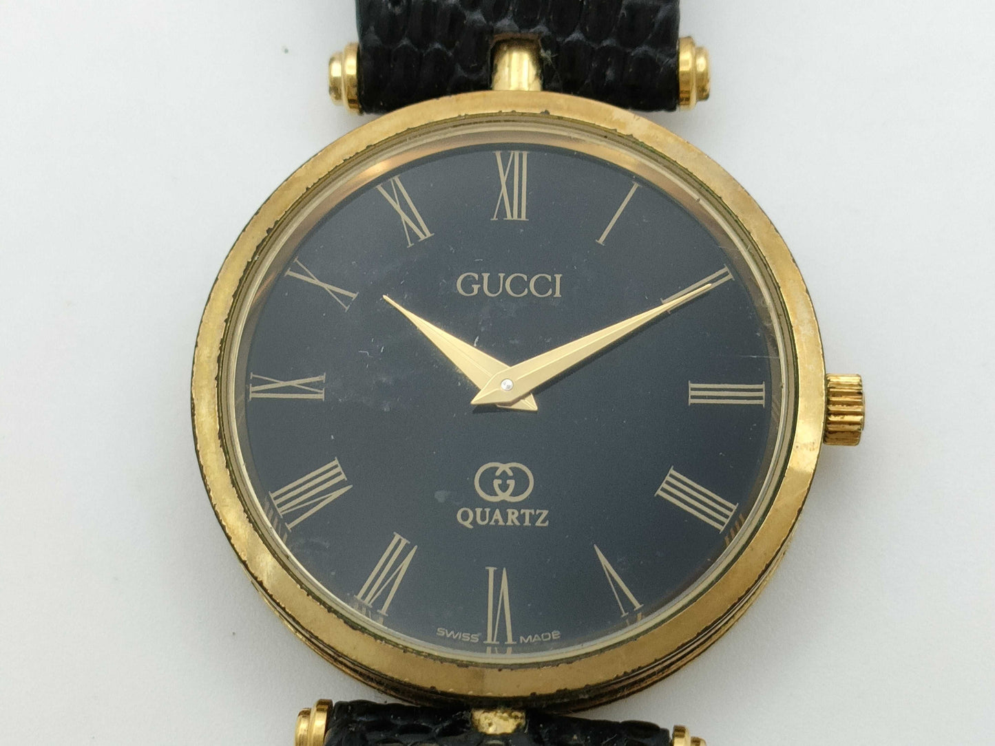 GUCCI Sherry Line Quartz Black Dial Unmoving Women's Watch