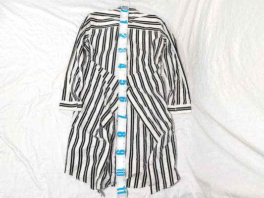 BALENCIAGA Black and White Tops Tops