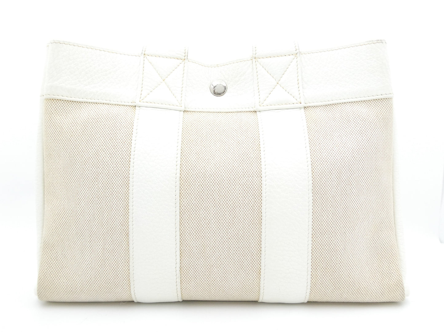 HERMES Foul Tote PM □J Stamp Tote Bag