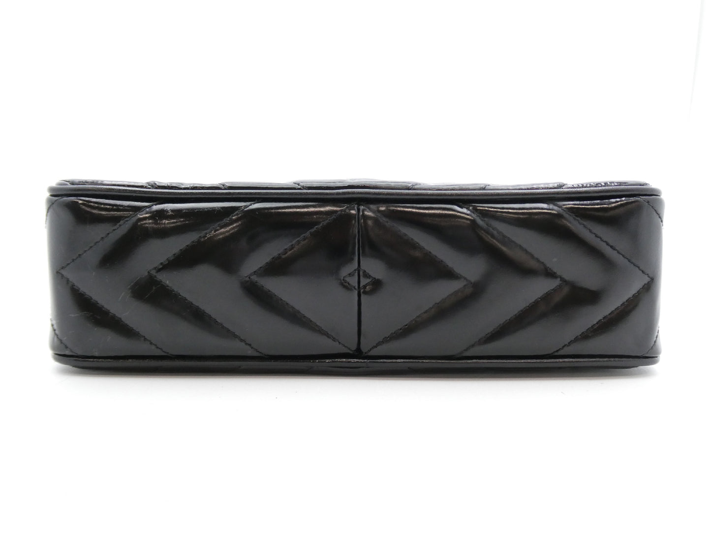 CHANEL Coco Mark Enamel Fringe Chain Shoulder Bag