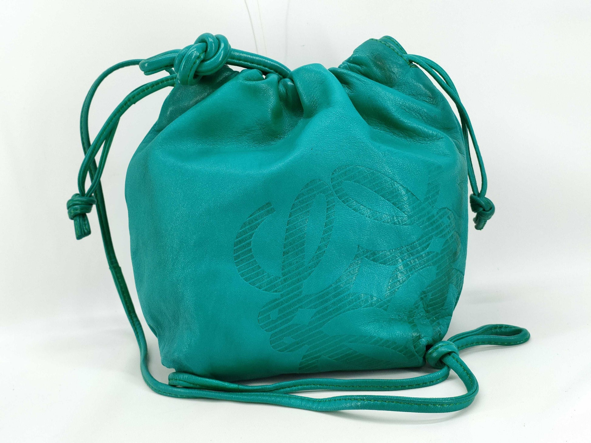 LOEWE Anagram Nappa Leather Drawstring Bag Shoulder Bag