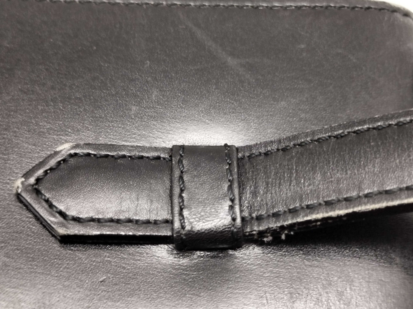 CELINE Leather Gancini Handbag