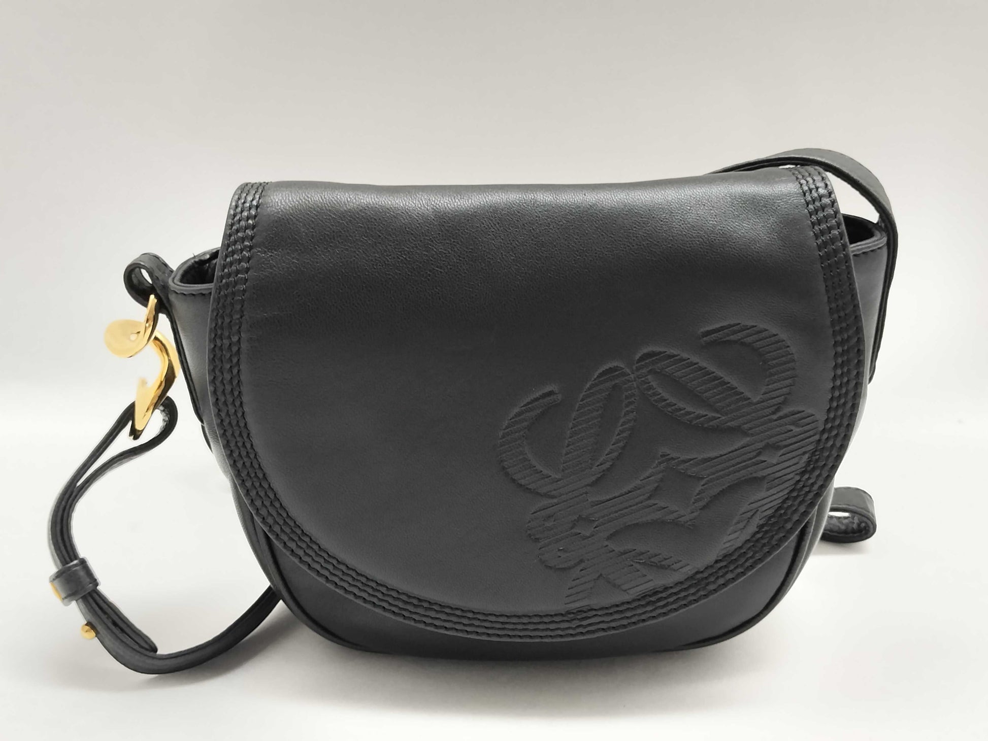 LOEWE Anagram Nappa Leather Shoulder Bag