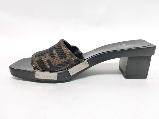 FENDI Zucca pattern FENDI Zucca FF sandals women's sandals