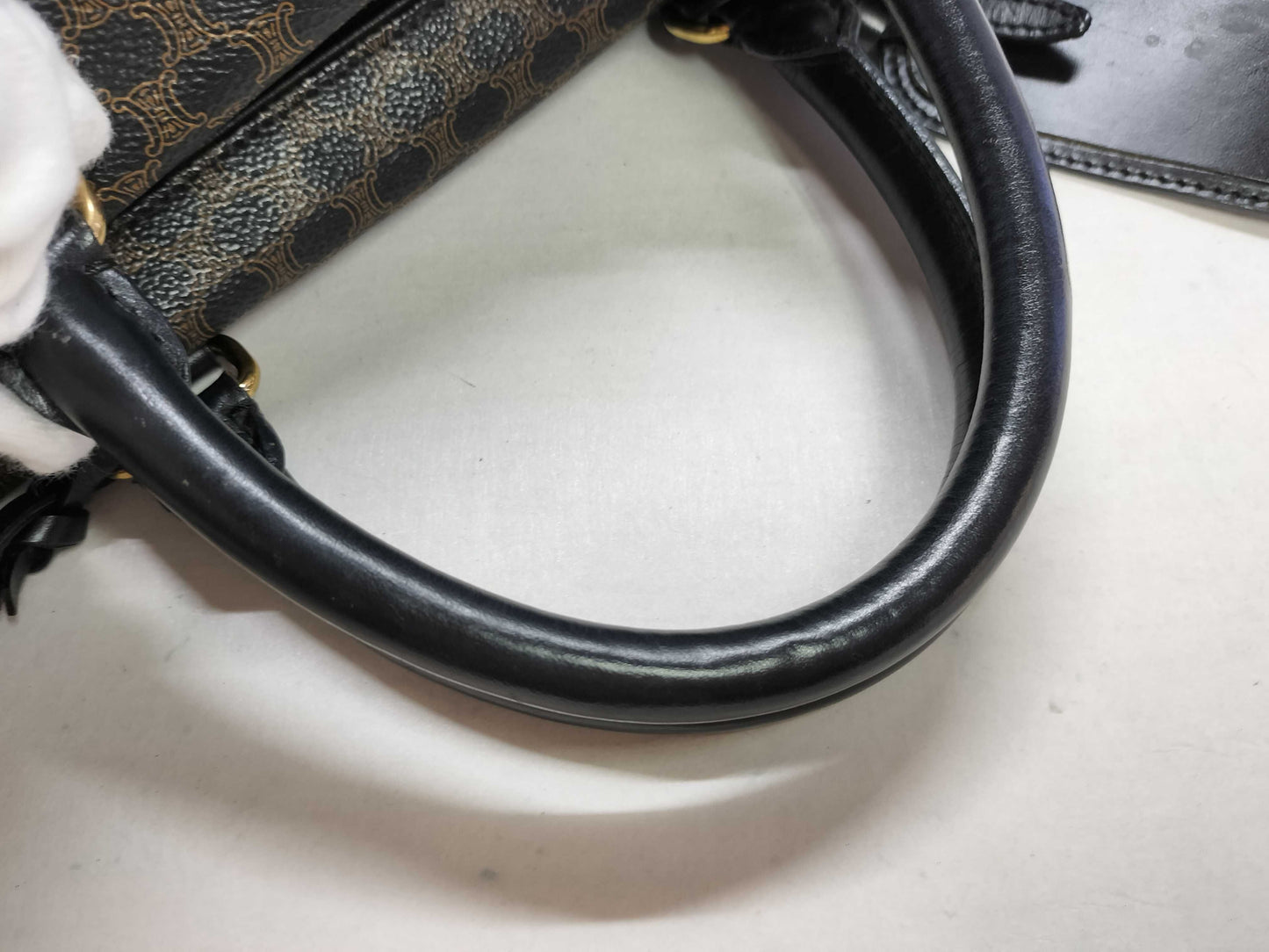 CELINE Macadam Boston Bag, Black