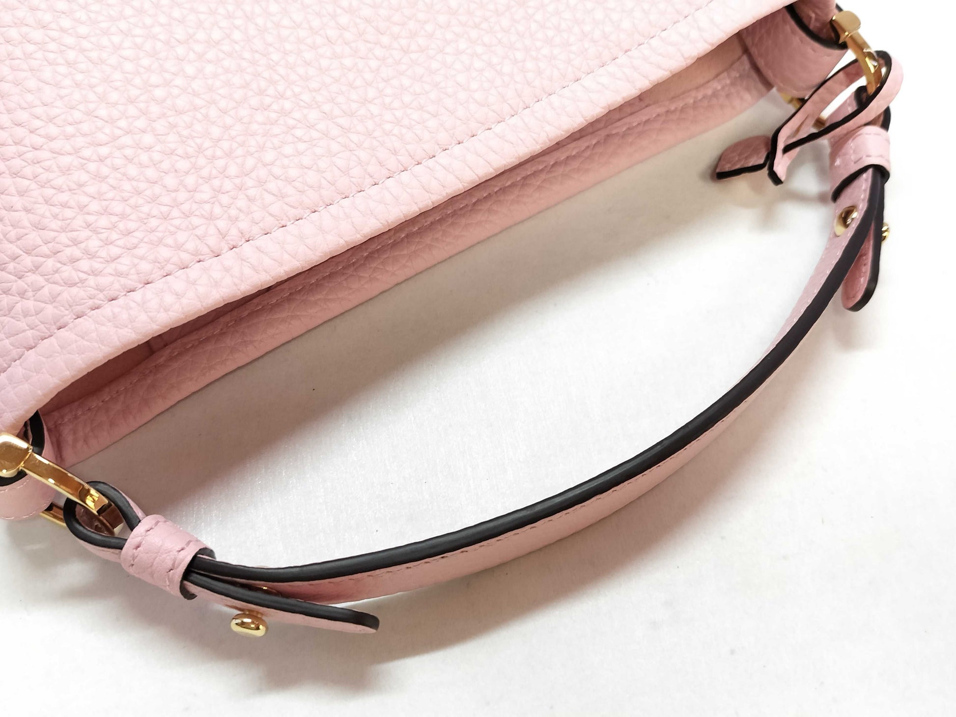 Delvaux Pan Bucket Amour Mini Leather Handbag in Bloom and Ivory