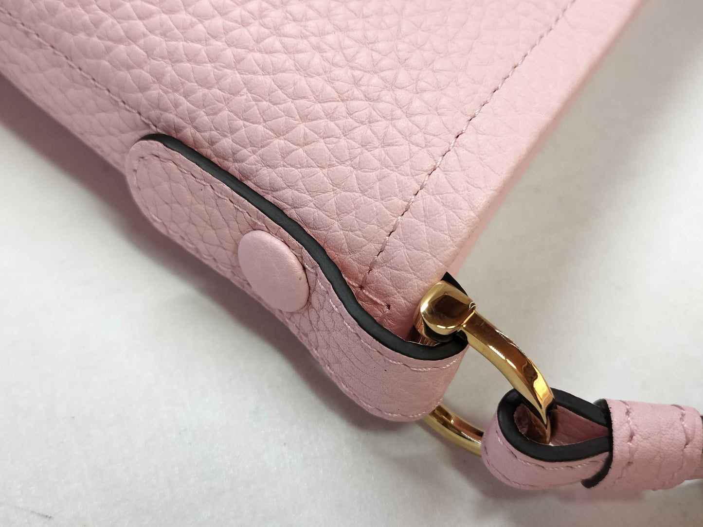 Delvaux Pan Bucket Amour Mini Leather Handbag in Bloom and Ivory