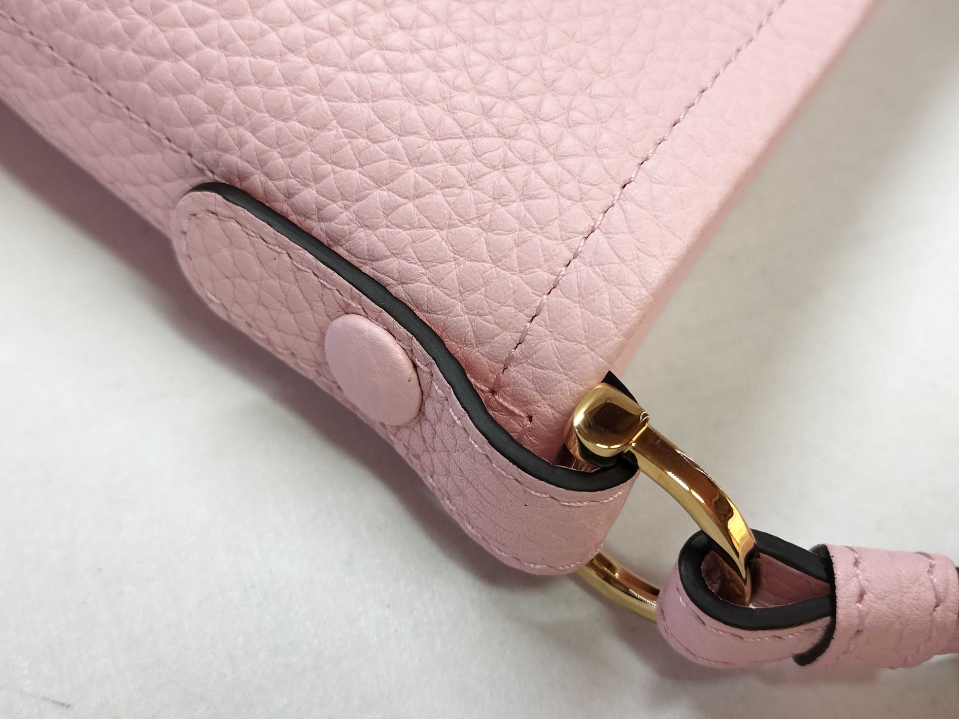 Delvaux Pan Bucket Amour Mini Leather Handbag in Bloom and Ivory