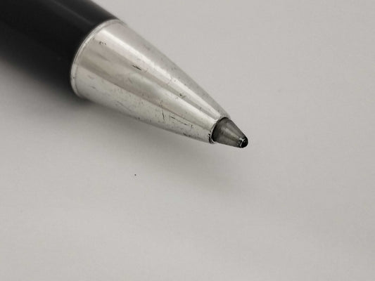 Caran d'Ache Leman Ballpoint Pen, Metal, Black x Silver, Pen/Fountain Pen