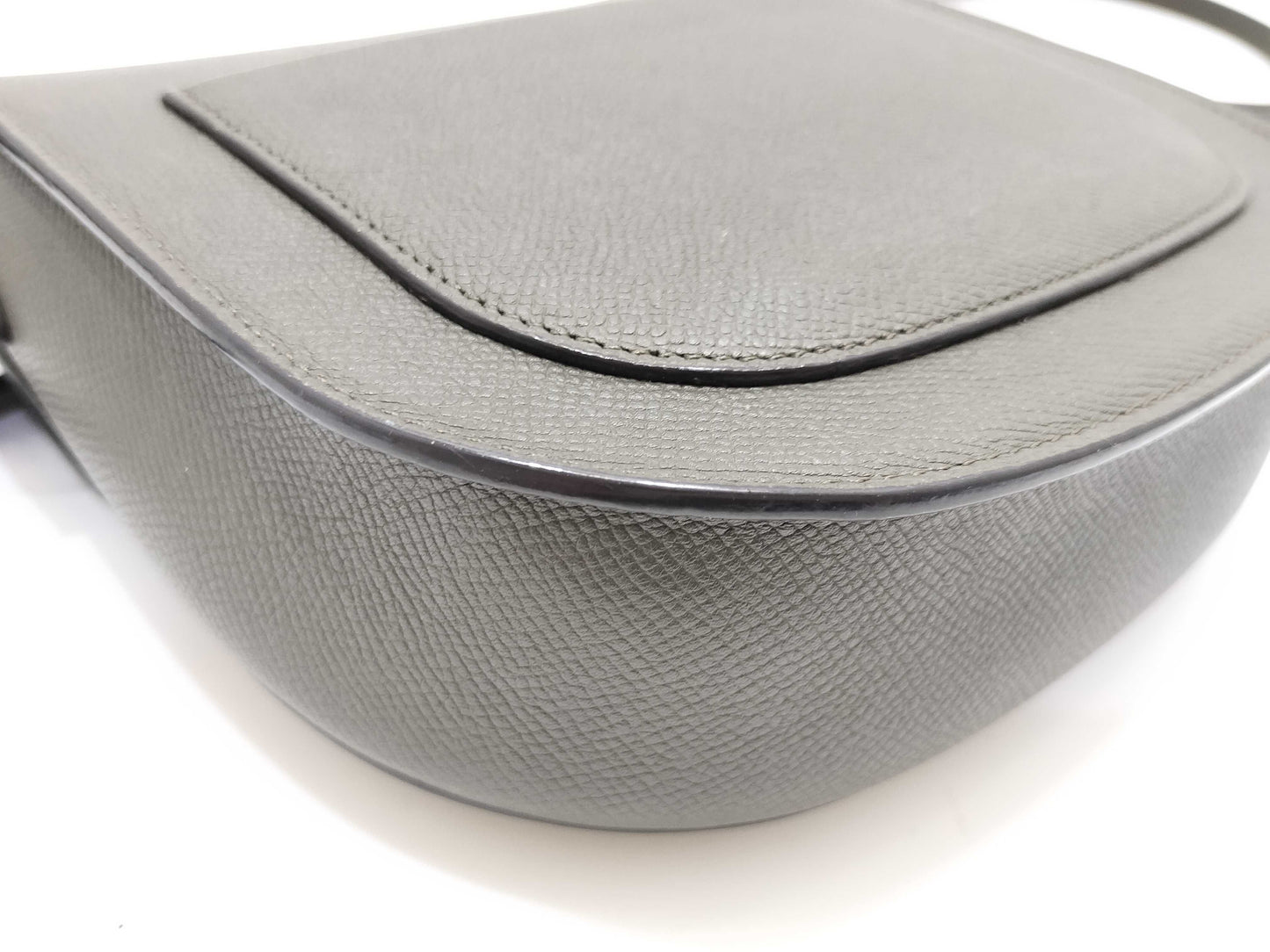 CELINE Trotter Small Greige Leather Shoulder Bag