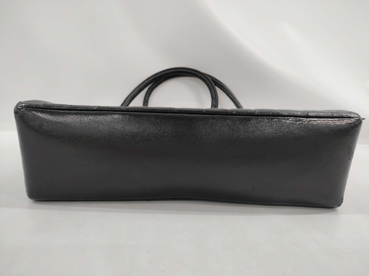 CHANEL New Mademoiselle Black Lambskin Shoulder Bag with Gold Hardware