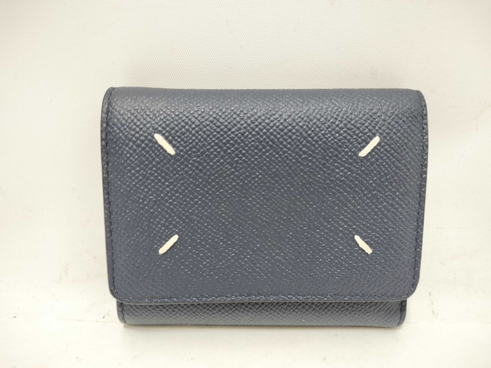 Margiela 4-Stitch Compact Wallet Leather Wallet