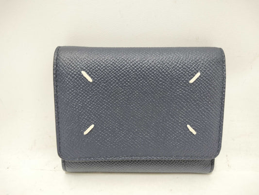 Margiela 4-Stitch Compact Wallet Leather Wallet