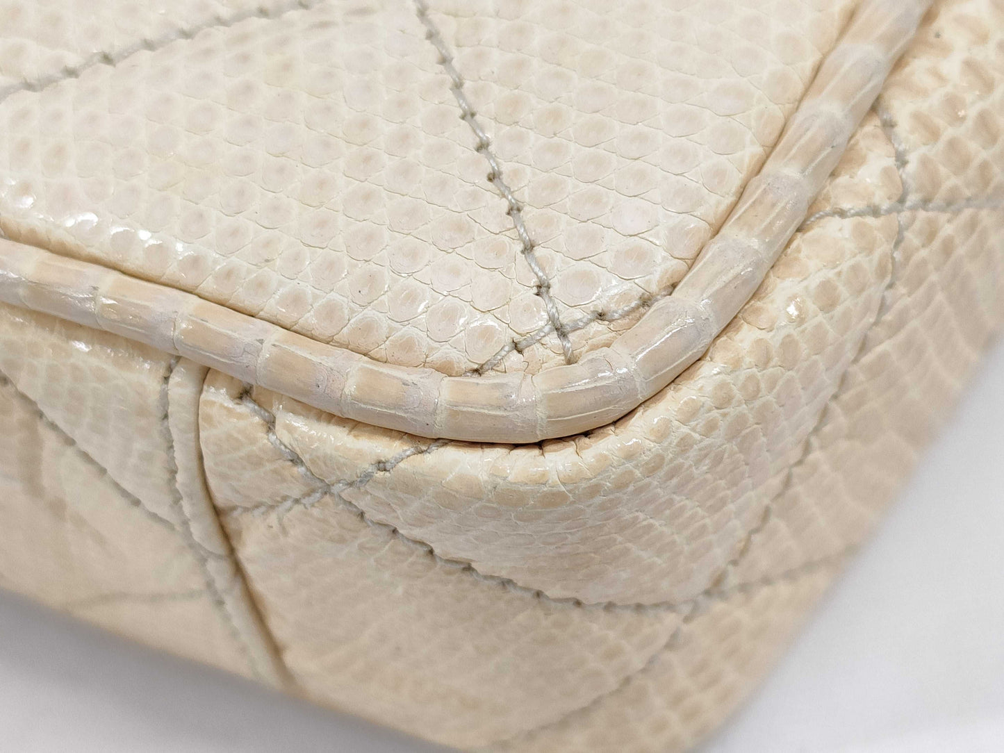 CHANEL Chain Shoulder Mini Lizard Shoulder Bag