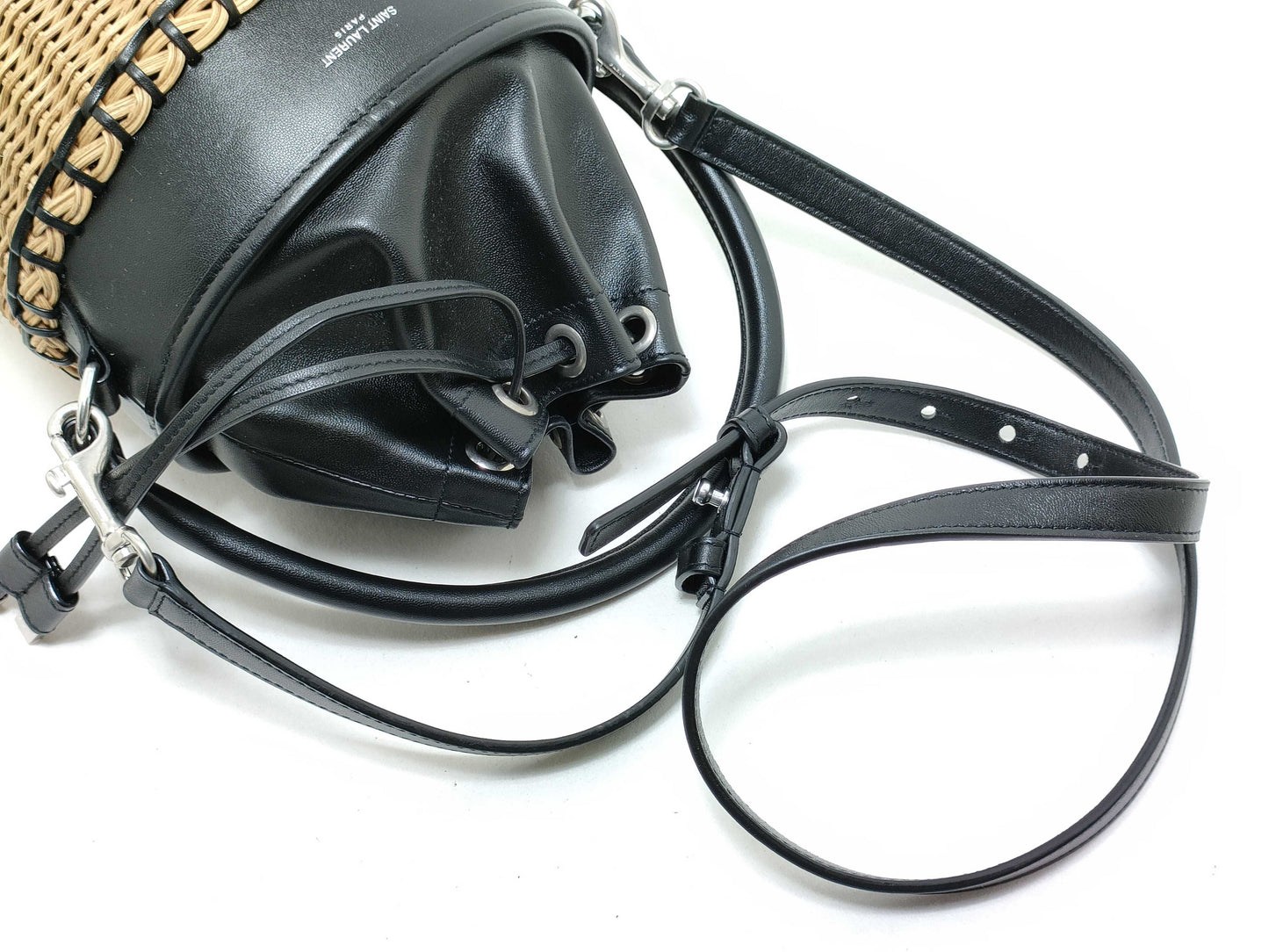 SAINT LAURENT SAINT LAURENT Unused Wicker 2-Way Shoulder Bag