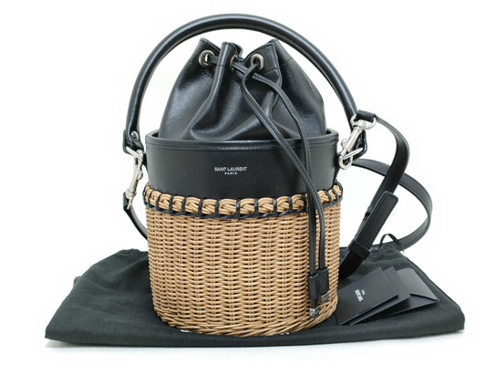 SAINT LAURENT SAINT LAURENT Unused Wicker 2-Way Shoulder Bag