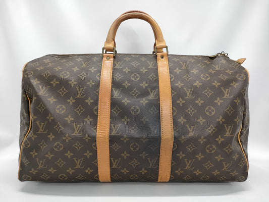 LOUIS VUITTON Monogram Keepall 50 Boston Bag