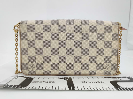 LOUIS VUITTON Azur Felicie Shoulder Bag