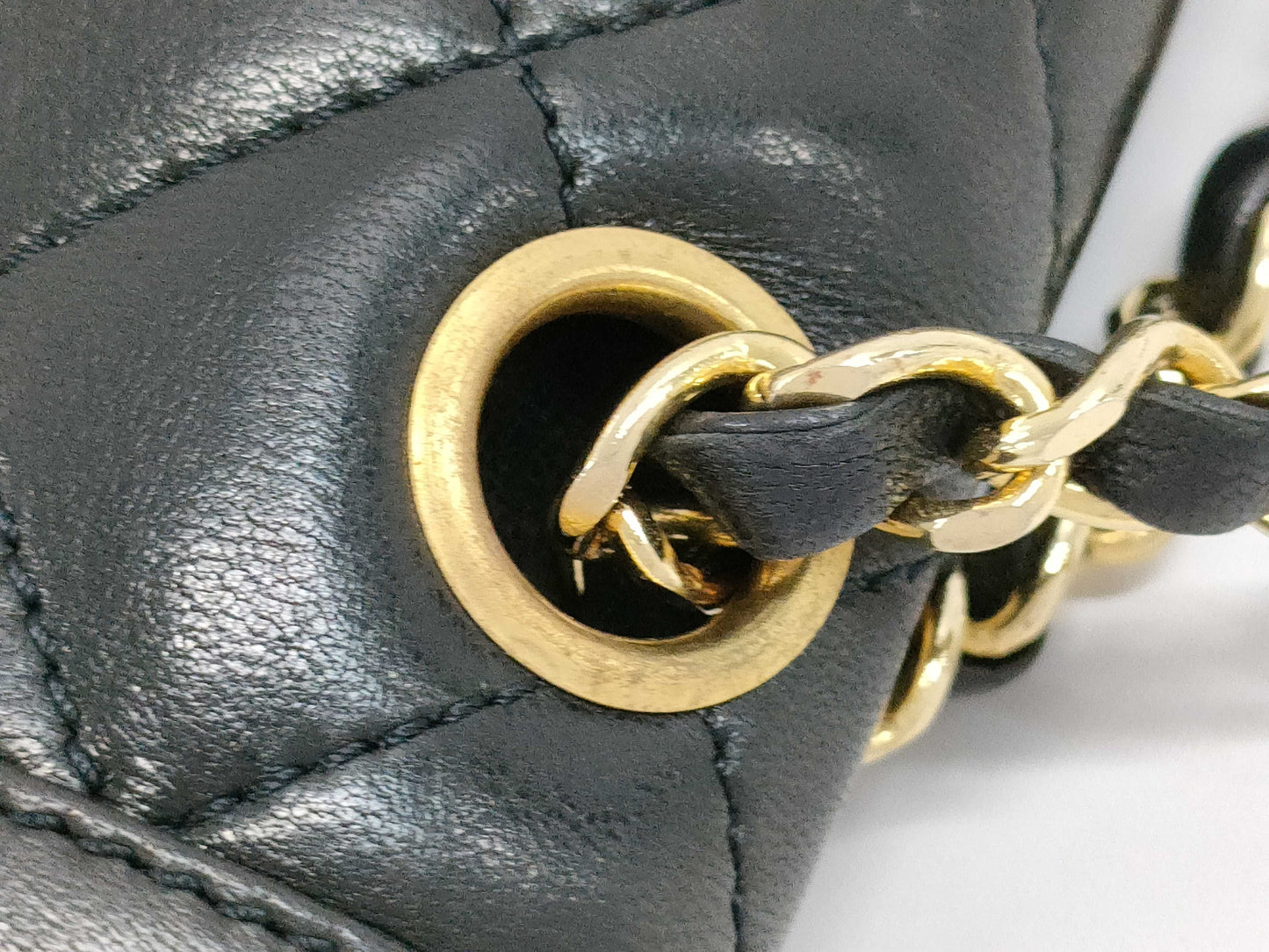 CHANEL Chain Shoulder Bag Black No. 2 Shoulder Bag