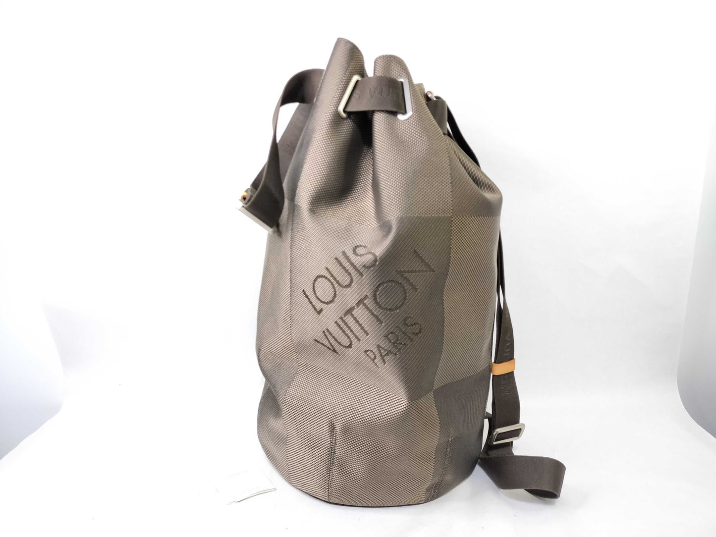 LOUIS VUITTON Damier Geant Shoulder Bag M93011 Matero GM One-Shoulder/Semi-Shoulder Drawstring Style Brown FL1004 Shoulder Bag