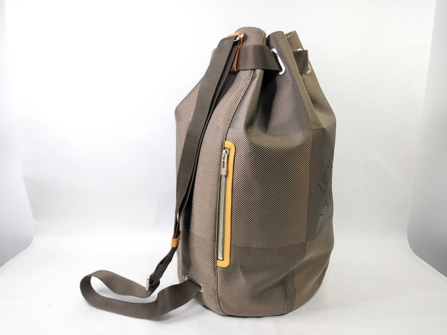 LOUIS VUITTON Damier Geant Shoulder Bag M93011 Matero GM One-Shoulder/Semi-Shoulder Drawstring Style Brown FL1004 Shoulder Bag