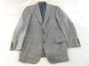 Burberry Men's Checked Rayon Linen Tailored Jacket, Size 170cm