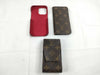 LOUIS VUITTON Monogram Louis Vuitton Serial Number Monogram Cigarette Case iPhone 13 Pro Case 3-Piece Accessory Set LOUIS VUITTON Other Accessories