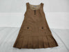 Burberry Pleated Nova Check Horsemark Sleeveless Dress, Size 38 M. BURBERRY Dress