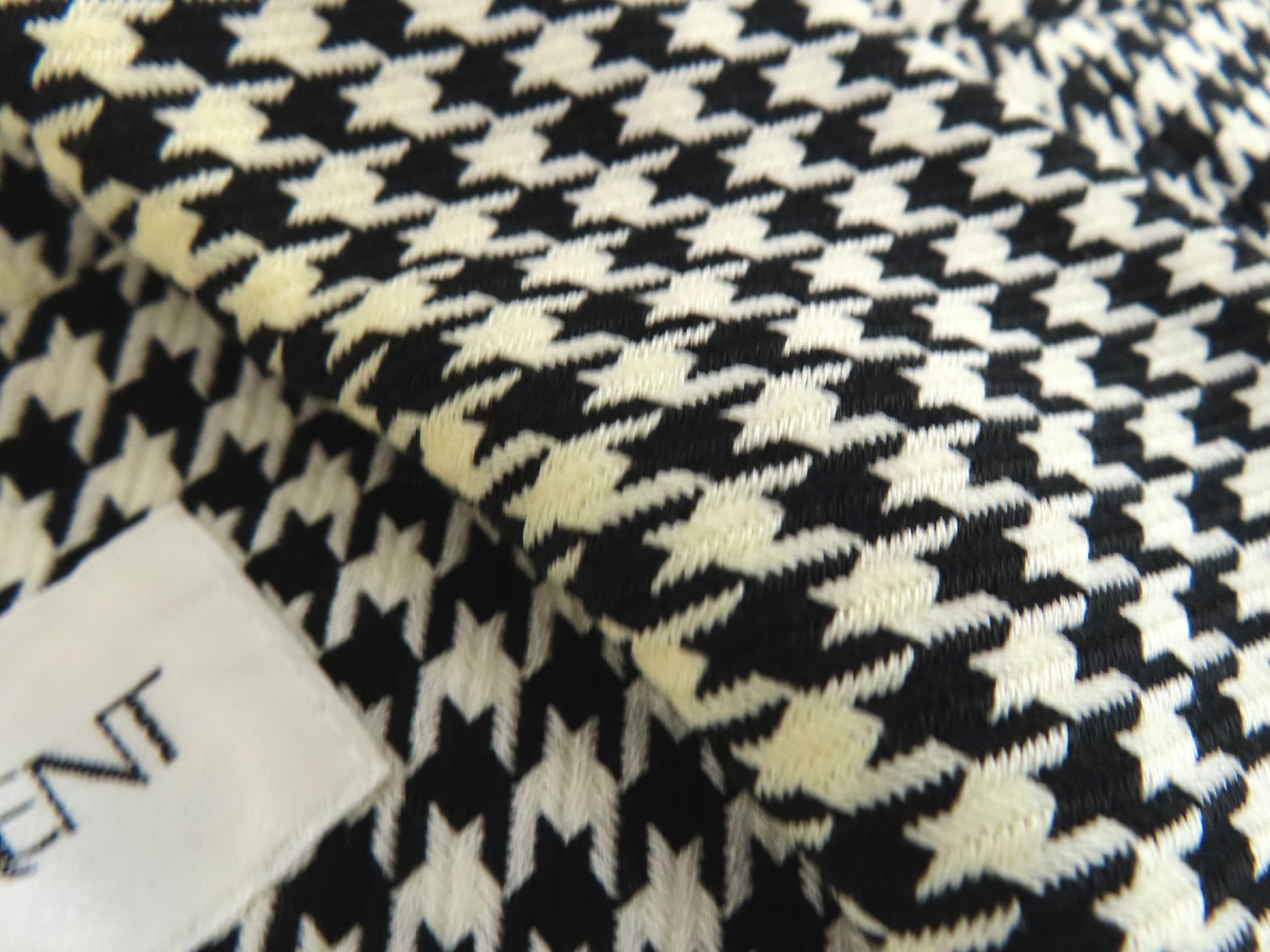 Yves Saint Laurent Houndstooth Tailored Jacket, Size 38 M, Yves Saint Laurent Jacket