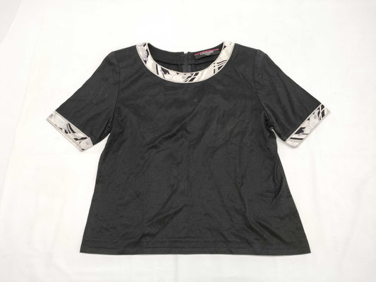 LEONARD LEONARD Floral Print Cut and Sewn T-Shirt, Size M, Women's