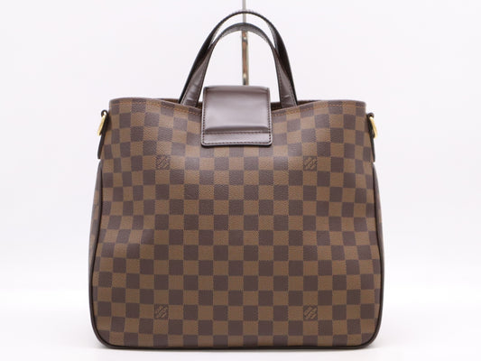 LOUIS VUITTON N41177 Damier Caba Roseberry Handbag with Shoulder Strap