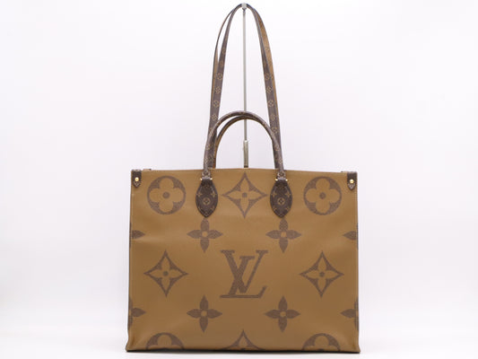 LOUIS VUITTON M45320 Reverse On the Go GM Monogram Giant RFID Verified Handbag