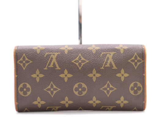 LOUIS VUITTON M51854 Monogram Pochette Twin PM Shoulder Bag