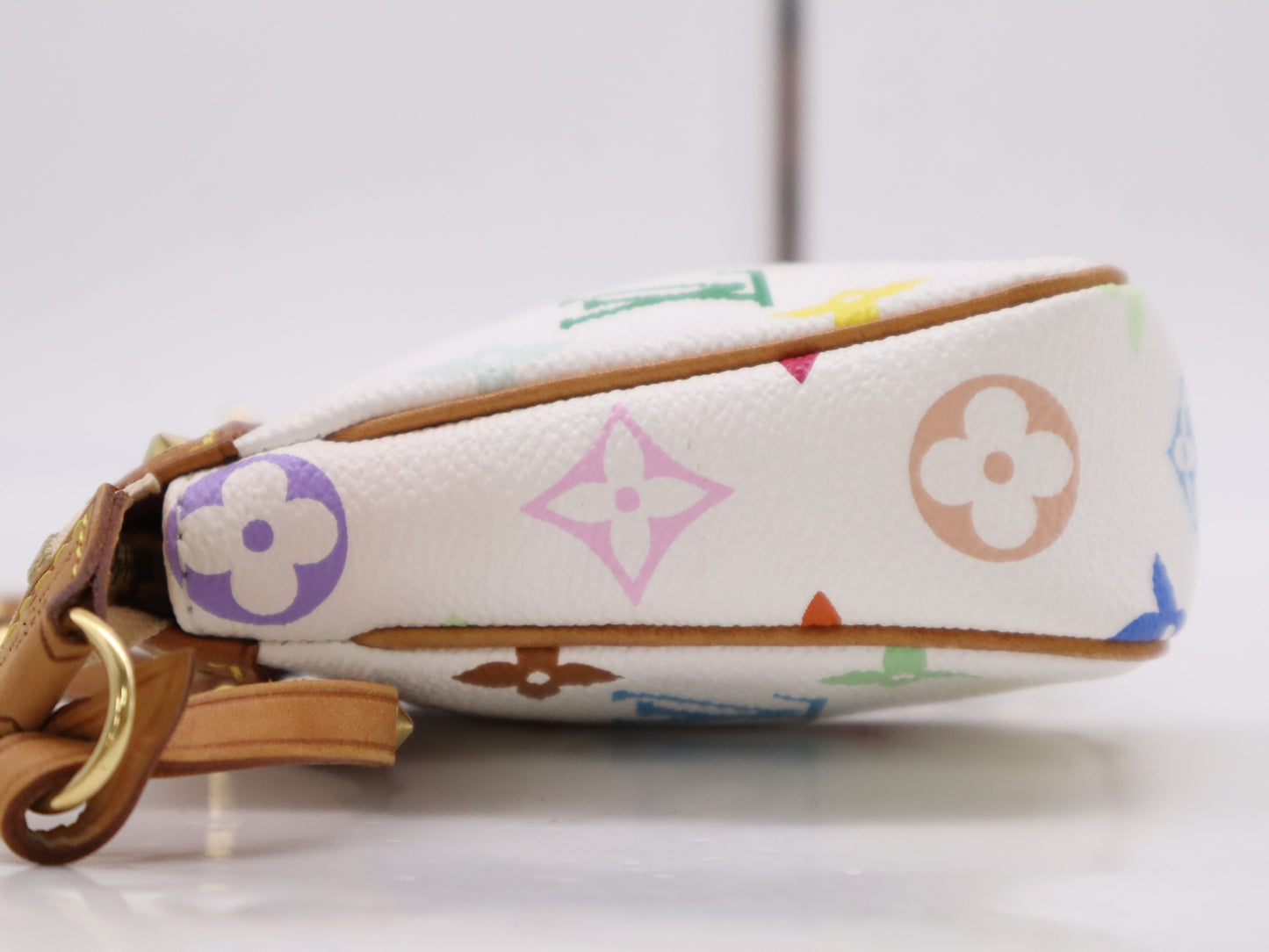 LOUIS VUITTON M92649 Multicolor Pochette Accessoires Blanc with Dust Bag